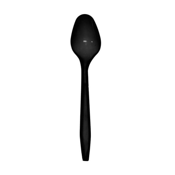 Θαλασσινός Plastic Spoon Reusable Black 50Pcs ΕΜ.7433 5202054474331