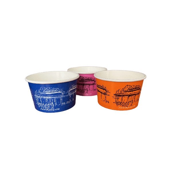 Θαλασσινός Paper Round Ice Cream Bowl 4Oz 50PCS ΕΜ.7392 5202054473921