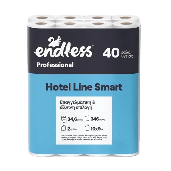 Endless 40 Hygiene Paper Rolls Hotel Line Smart 1100114005 5202995010599