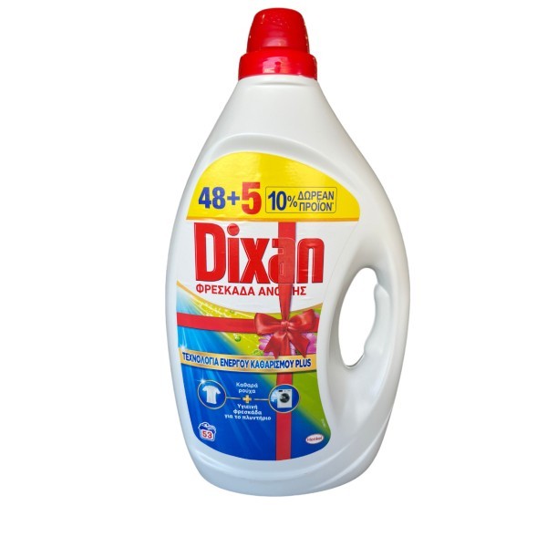 Henkel Dixan Υγρό Πλυντηρίου Gel Φρεσκάδα Άνοιξης 53Μεζ 5201395167438 5201395167438